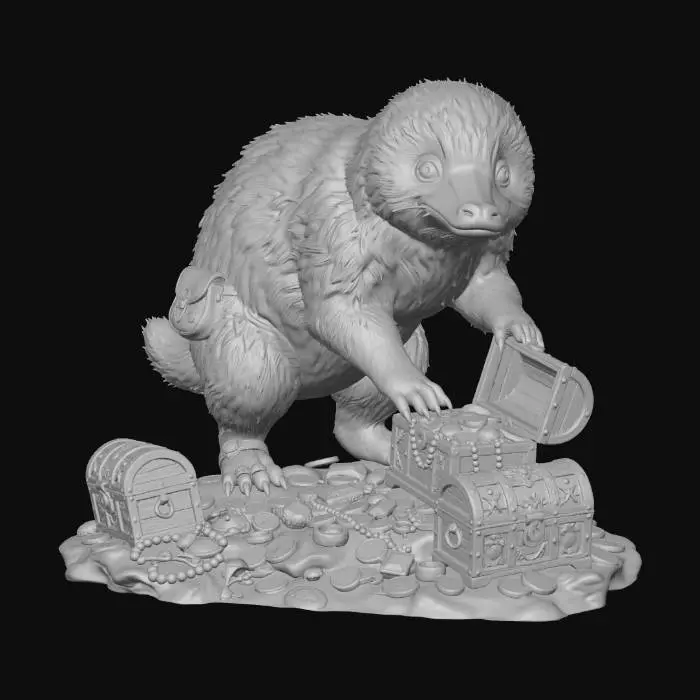 3D model for fantasy mole Niffler #EasterEgg2026#