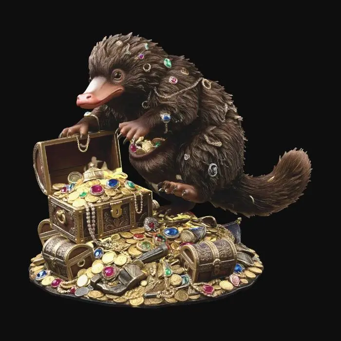 3D model for furry treasure Niffler #EasterEgg2026#