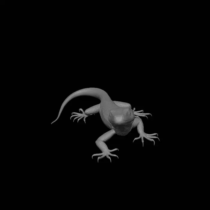 3D model for Emerald Iguana