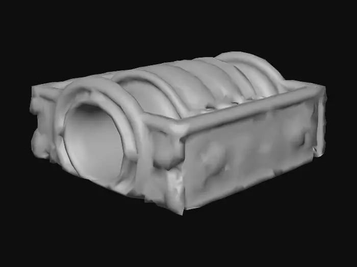 3D model for Sewer pipe rust arch