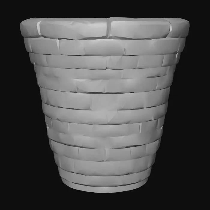 3D model for Stone cylinder