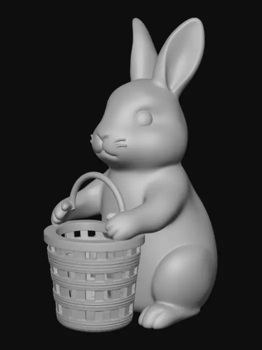 3D model for Bunny with Basket