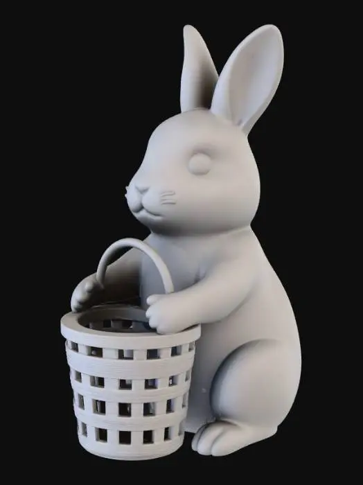 3D model for Bunny with Basket