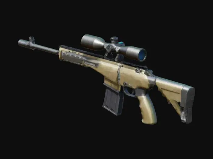 3D model for A 2000s styled modern sniper rifle