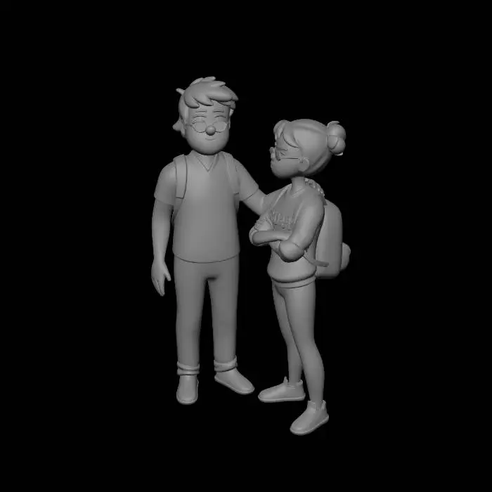 3D model for A