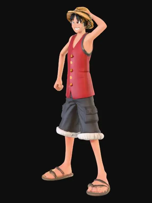 3D model for Straw Hat Adventurer