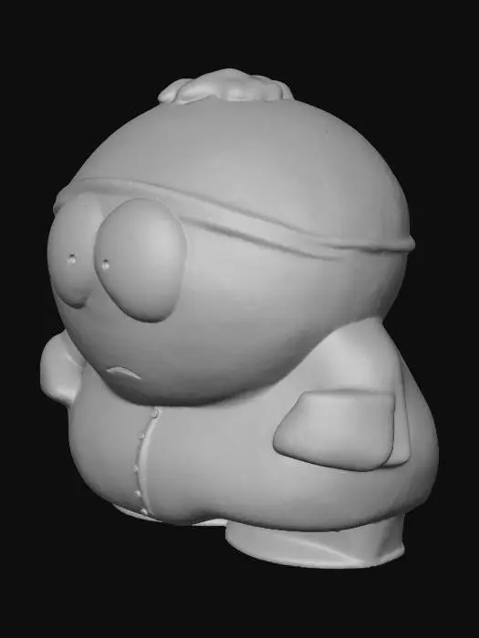 3D model for Cartoon Character with Red Coat