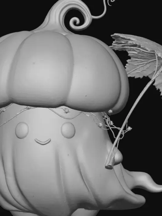 3D model for Pumpkin Ghost Parade, #Halloween2025#
