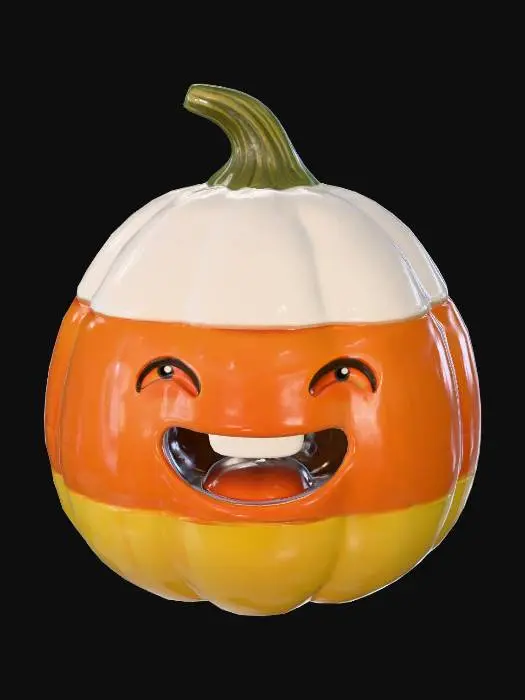 3D model for Candy Pumpkin Smile, #Halloween2025#