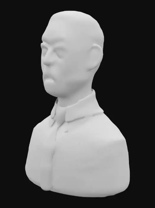 3D model for Serious Cartoon Character