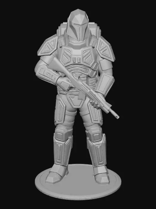 3D model for Crimson Sentinel