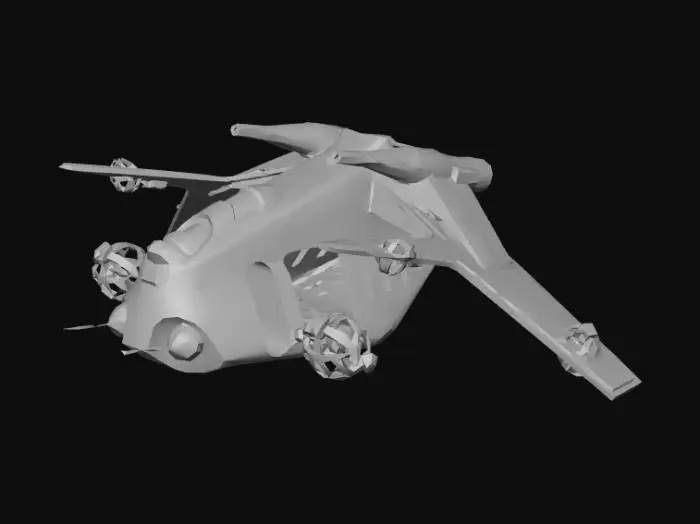 3D model for Laat gunship