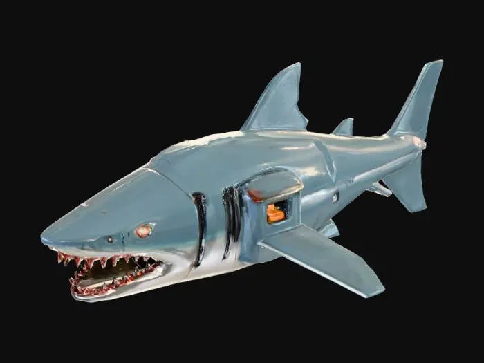 3D model for Sci-Fi Shark Rocket Launcher