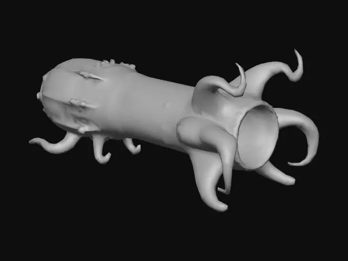 3D model for Metallic Squid Rocket Launcher