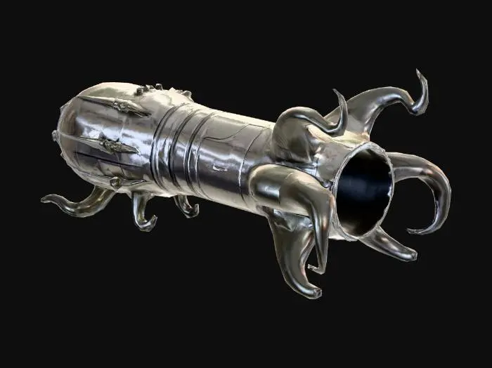 3D model for Metallic Squid Rocket Launcher