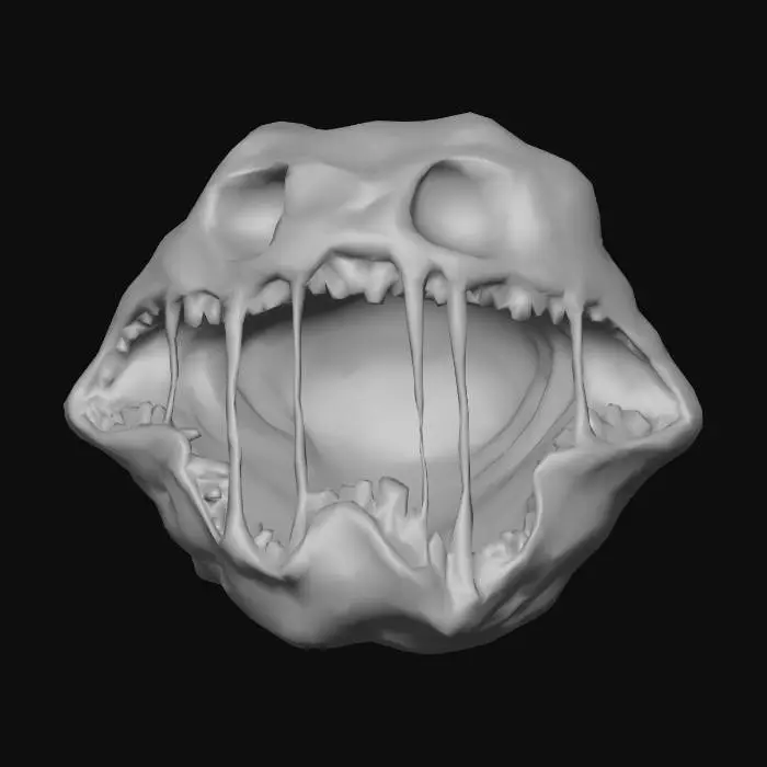 3D model for Nightmare Maw Rotten Flesh Monster