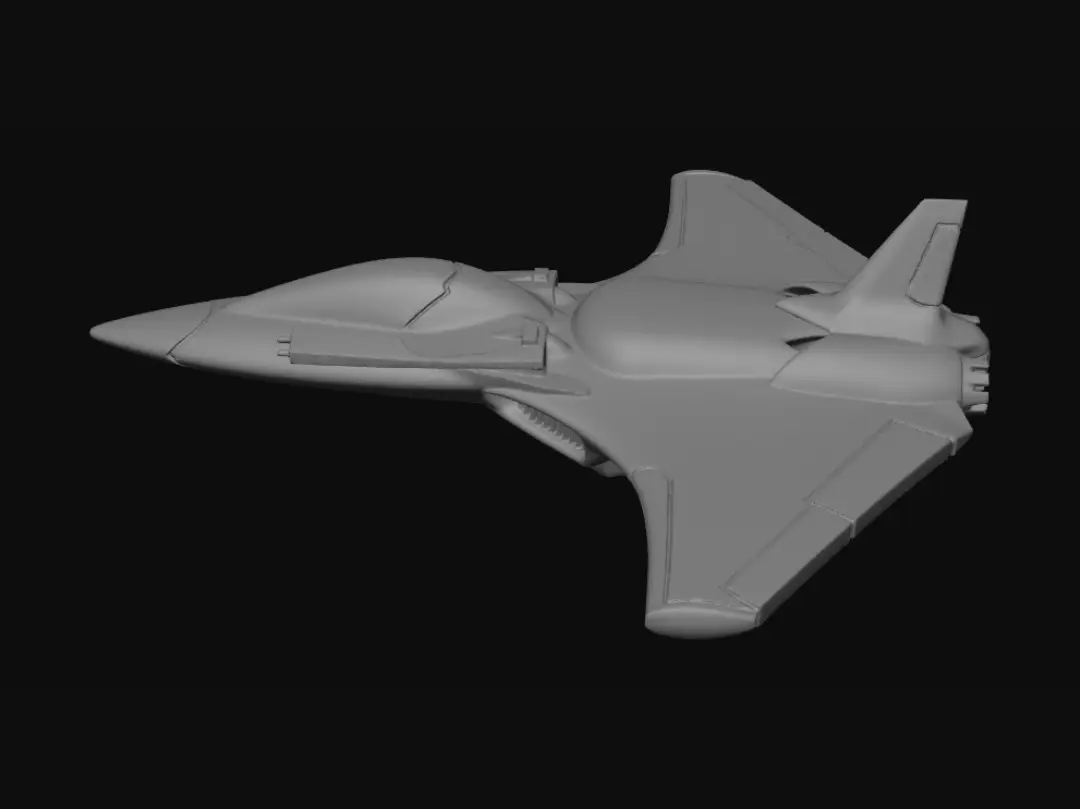 3D model for Starfighter Blueprint