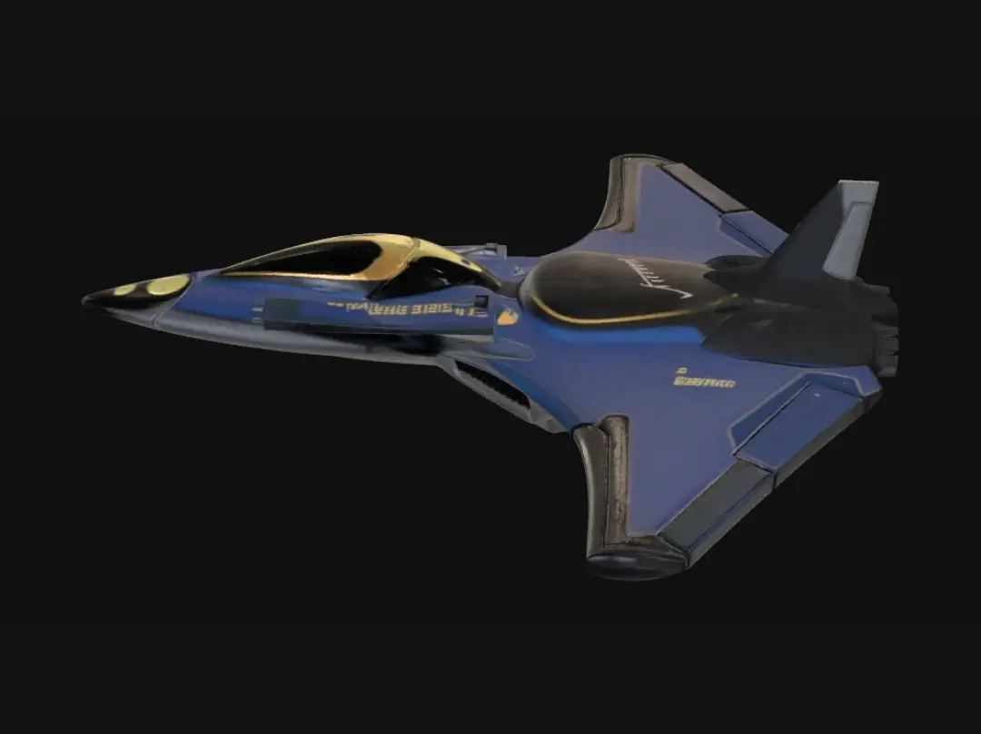 3D model for Starfighter Blueprint