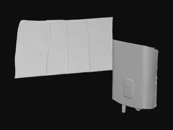 3D model for Solar Panel and Inverter System