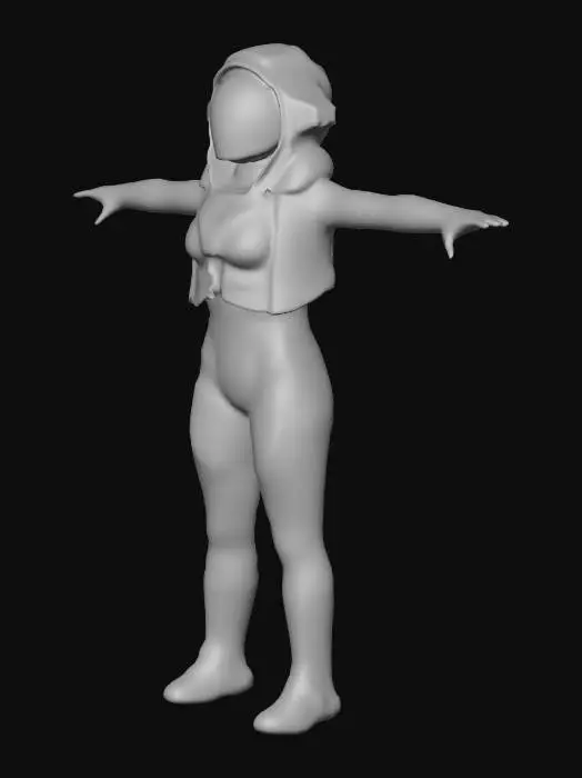 3D model for Sci-fi Mars astronauts suit, realistic human proportion