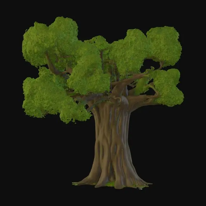 3D model for a huge, tall, mature tree
