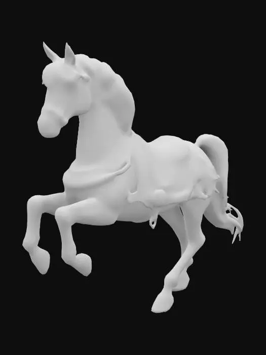 3D model for carousel horse