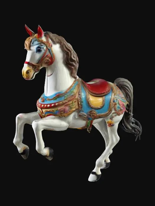 3D model for carousel horse