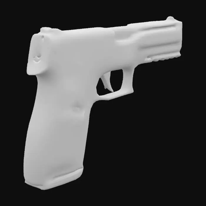 3D model for glock 17 with rig