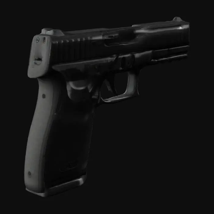 3D model for glock 17 with rig