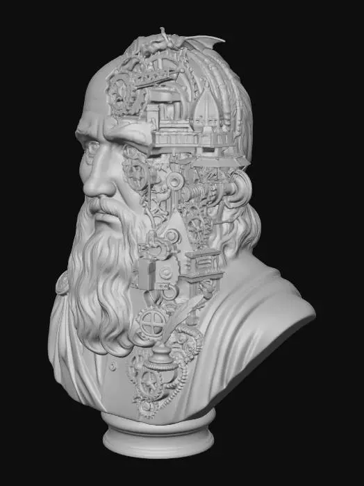 3D model for Clockwork Philosopher