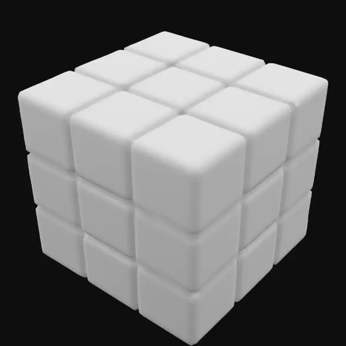 3D model for Monochrome Cube