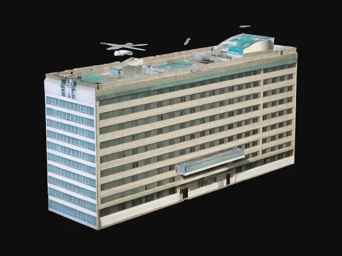 3D model for 一个医院