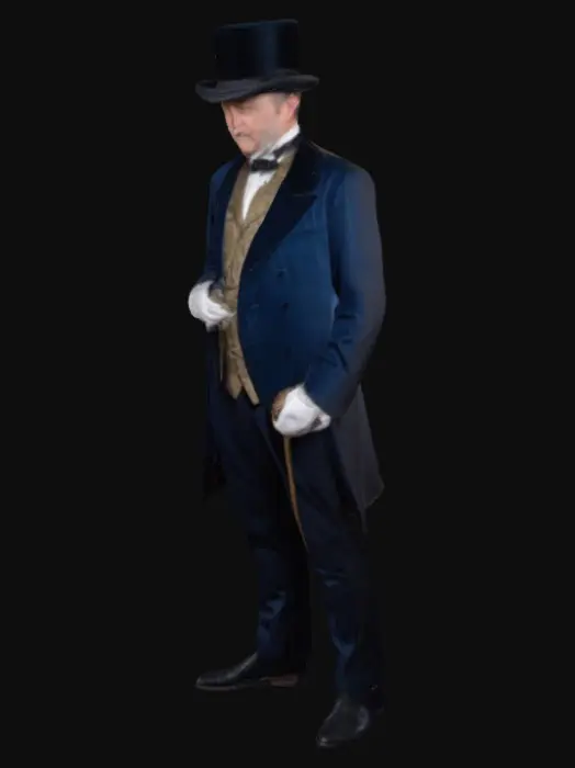 3D model for A victirion gentleman dressed for the ball