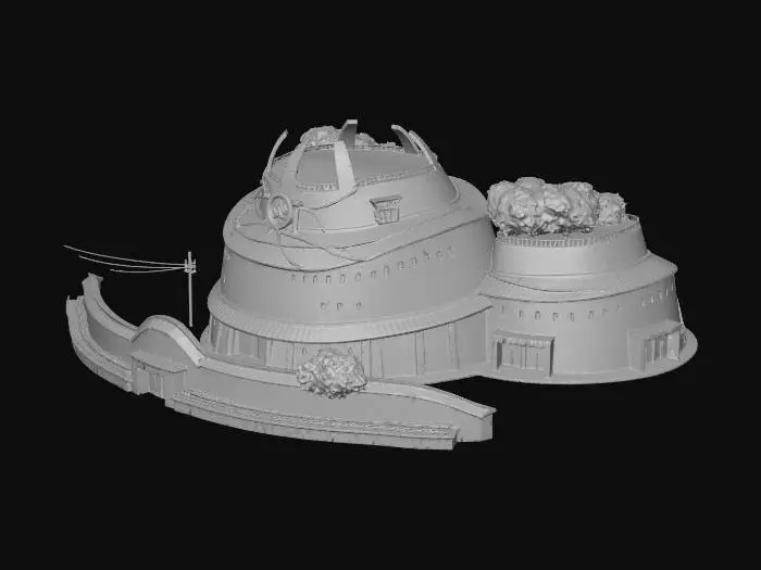 3D model for Konoha's Red Building
