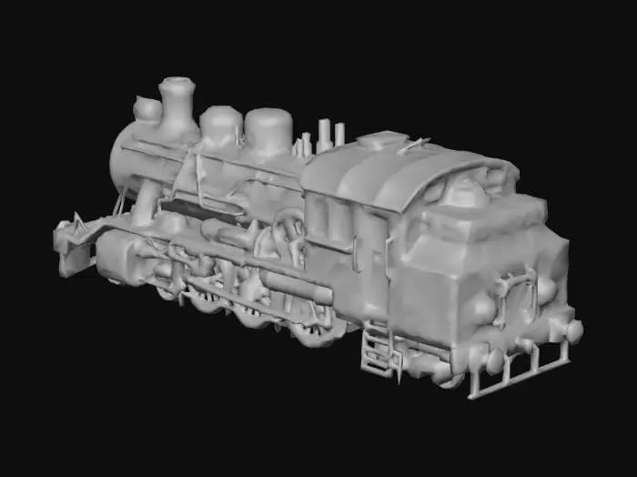 3D model for Steampunk Locomotive