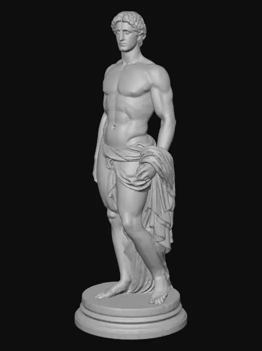 3D model for Statue in Tranquil Garden