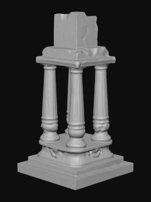 3D model for Create ruined column
