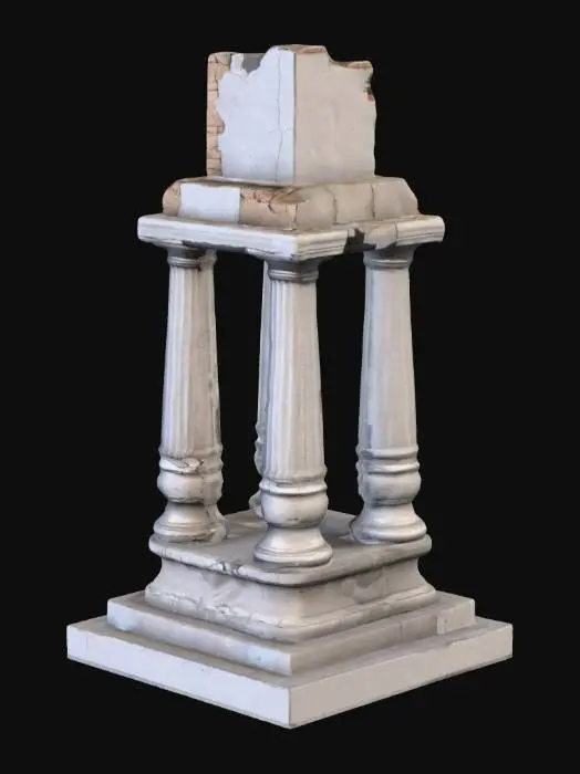 3D model for Create ruined column