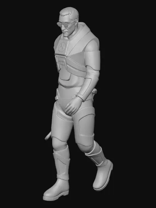 3D model for Gordon Freeman