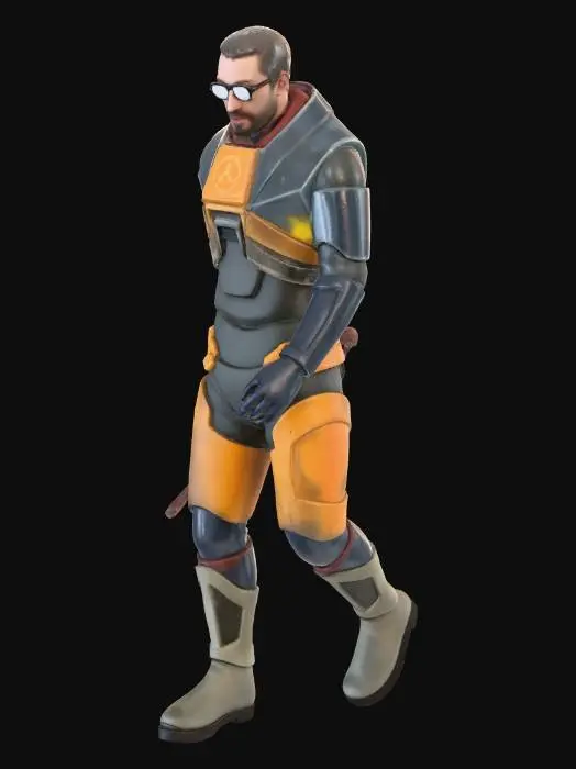 3D model for Gordon Freeman