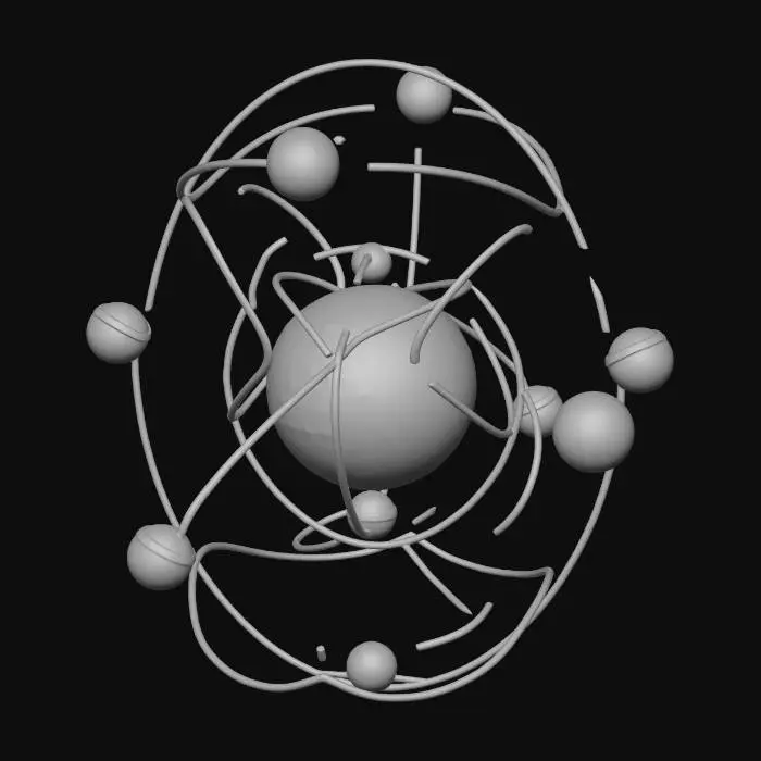 3D model for Atom