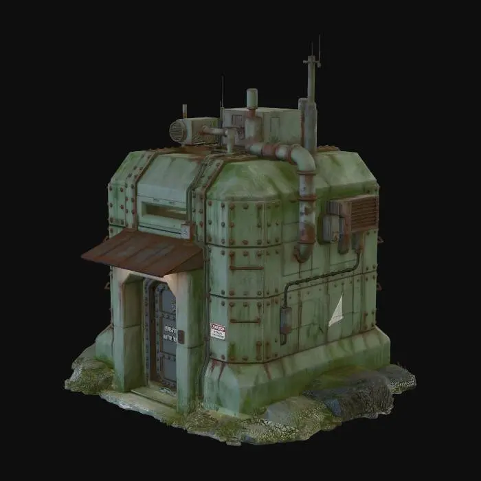 3D model for bunker