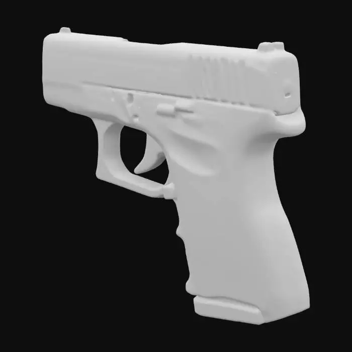 3D model for Glock 28 Side View