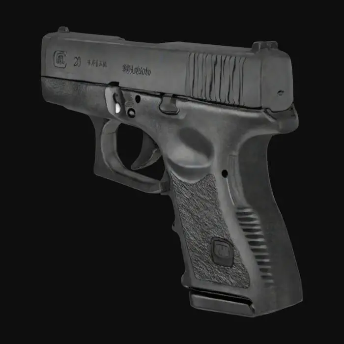 3D model for Glock 28 Side View
