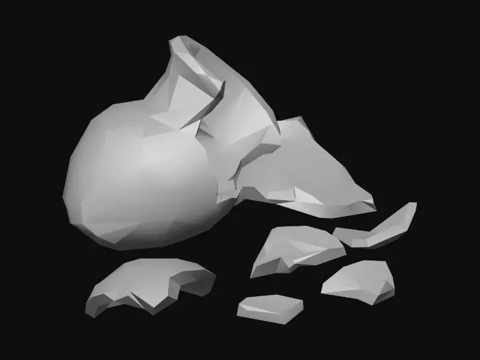 3D model for Shattered Pottery