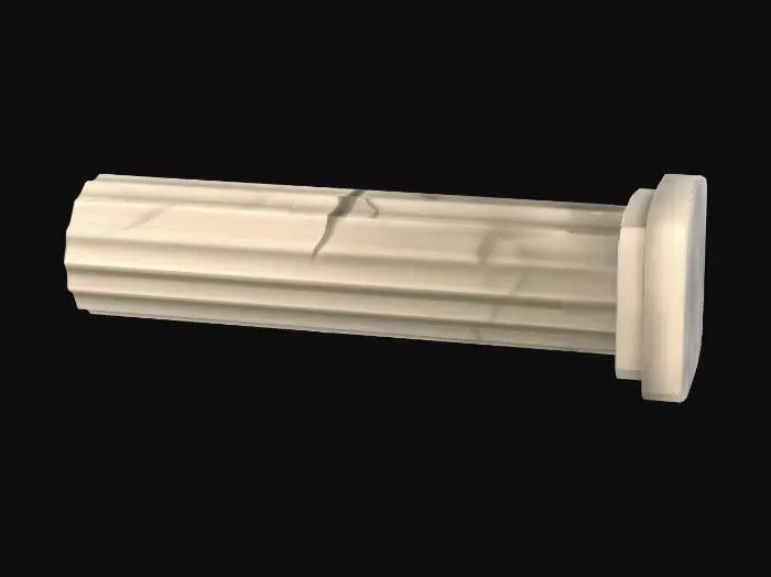 3D model for Fragment of a fluted column