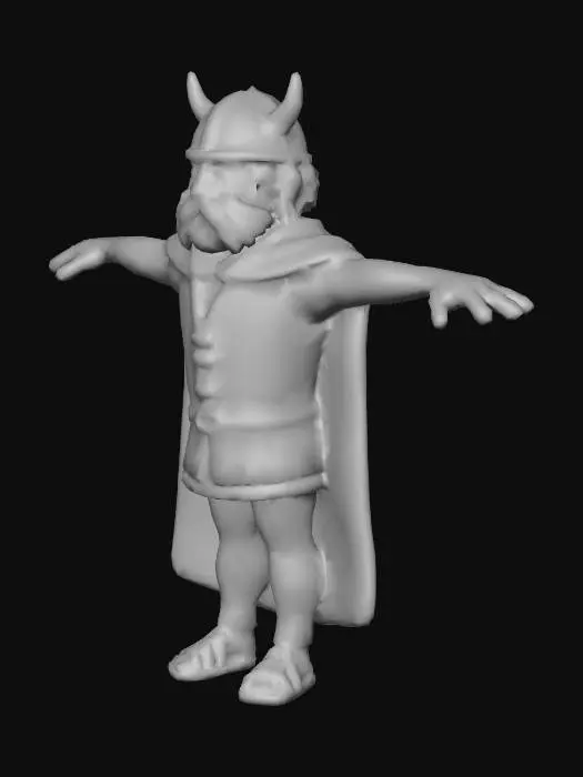 3D model for Gaul Warrior, #villain#