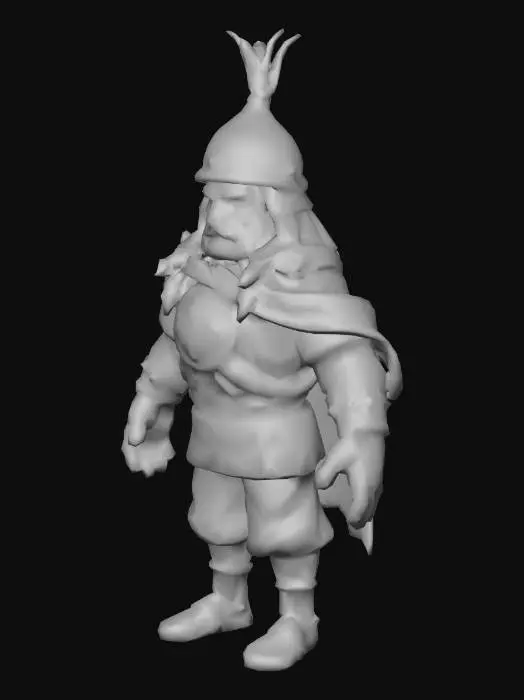 3D model for Warrior of the North, #Halloween2025#