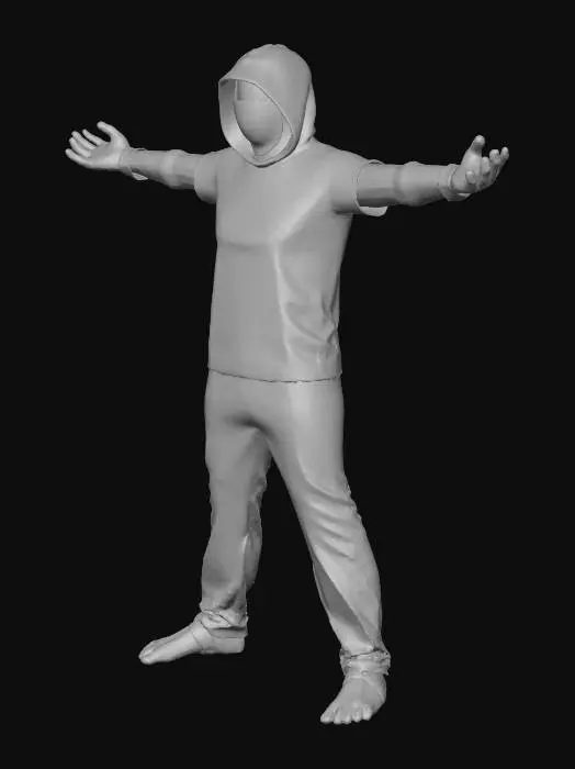 3D model for make a shadow figure kinda like shadow fight. make sure he aint wearing any capes or anything like that. T_POSE PLEASE
