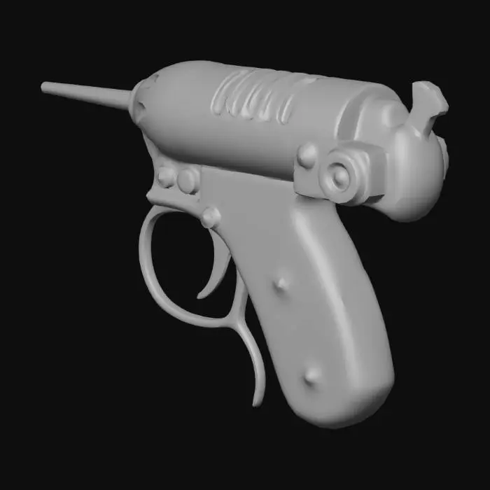 3D model for Ray Gun Retro Design